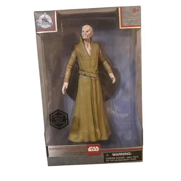 Disney Star Wars The Last Jedi Elite Series SUPREME LEADER SNOKE Die Cast Figure - Picture 1 of 7